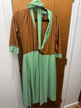 Elhoffer Designs Galactic Asset Wrap Dress